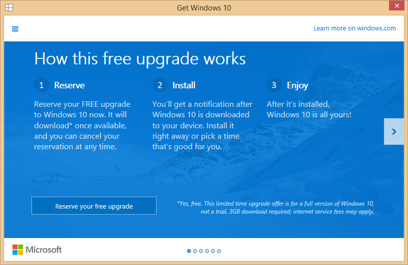 free windows 10 upgrade instructions