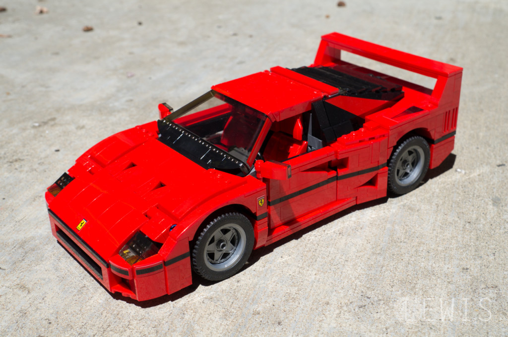 Lego Ferrari F40 front profile