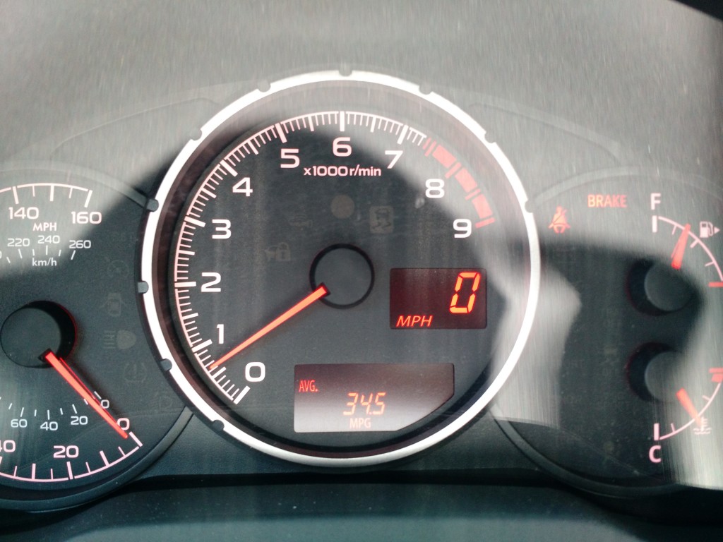 Subaru BRZ highway fuel economy