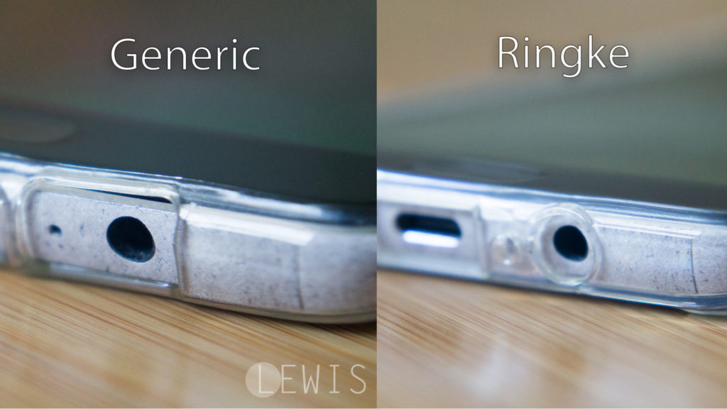 OnePlus 3 case side by side